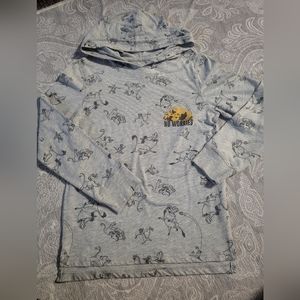 Lion King Hooded Long Sleeve T-Shirt / Size M